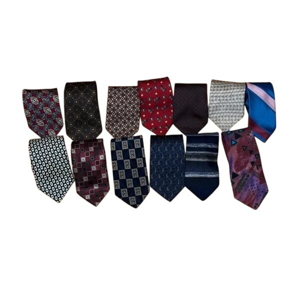 Assorted Men's Tie‎ Collection - Lot of 13
